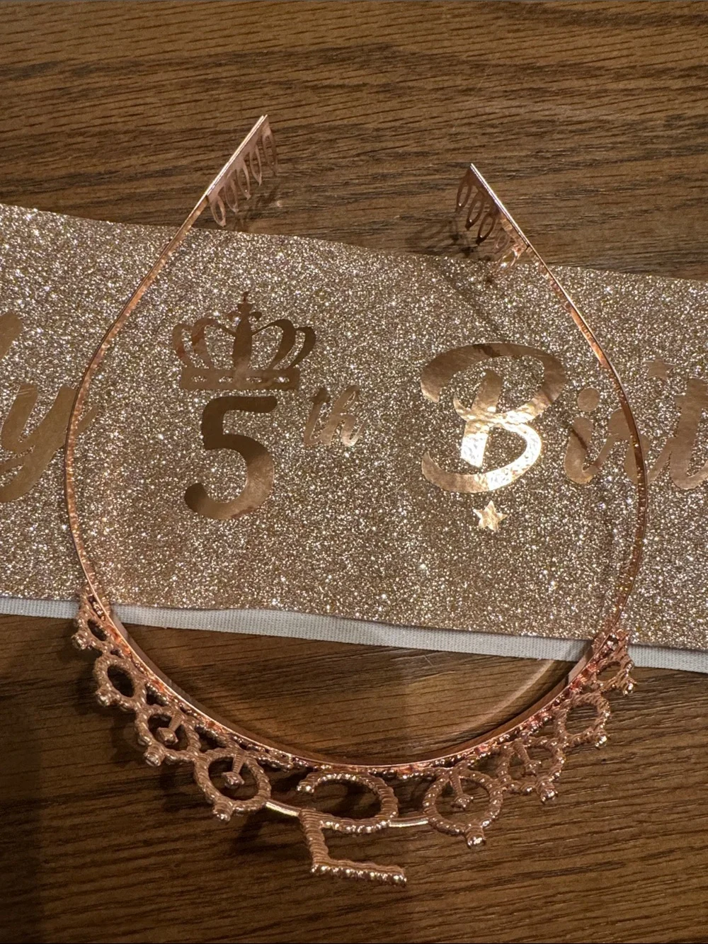 Rose Gold Glitter 
